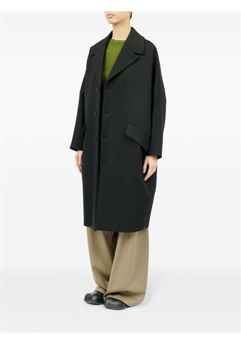 Black single-breasted coat MM6 Maison Margiela - women MM6 MAISON MARGIELA | S52AA0178M35154900